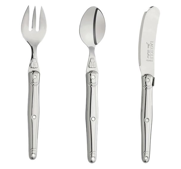 Jean Dubost Set 3 Pieces Enfant Laguiole Inox Fr - Jean Dubost