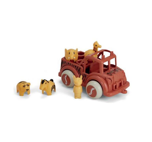 Jeep et figurines