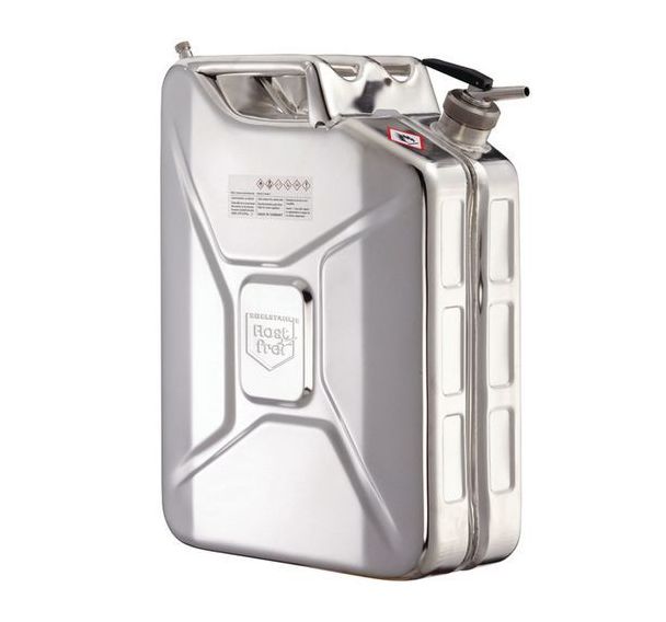 Jerrican inox - Capacité de stockage 20 L