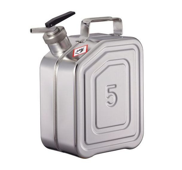 Jerrican inox - Capacité de stockage 5 à 10 L