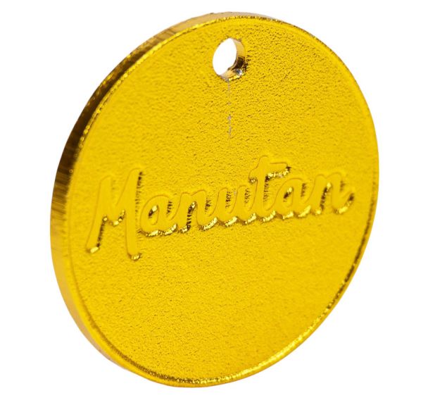 Jeton numéroté de 001 à 100 laiton 30mm (par 100) - Manutan