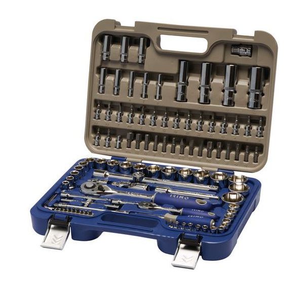 Jeu 101 douilles 6 pans 1/4"-1/2"mm