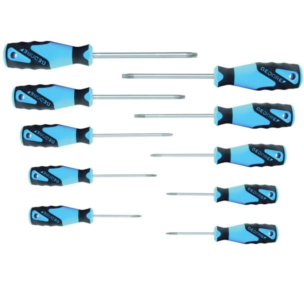 Jeu 10 tournevis Torx manche 3C 2163TX-010