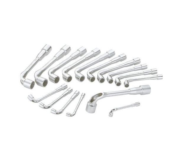 Jeu 16 clés à pipe debouchees 6/12 pans 8 à 24 mm_93-SDJ16