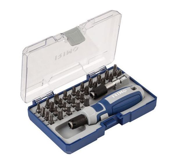 Jeu 32 embouts 1/4" tournevis porte-embout