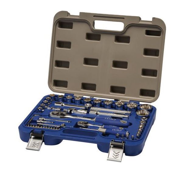 Jeu 53 douilles 6 pans 1/4"-1/2"