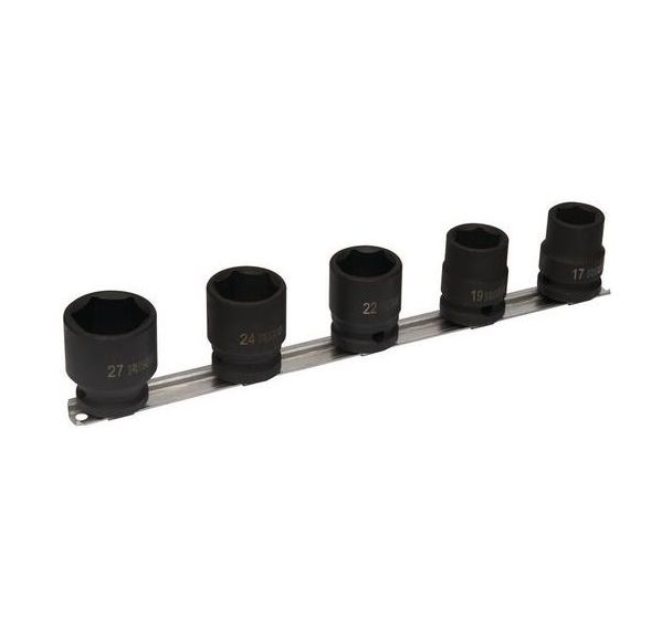 Jeu 5 douilles à chocs 1/2"