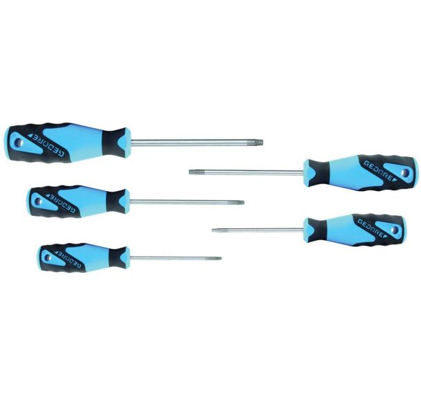 Jeu 5 tournevis Torx manche 3C 2163TX-05