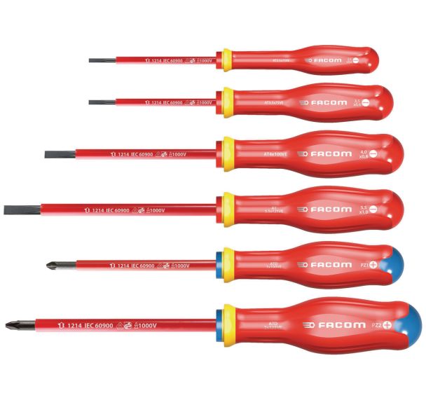 Jeu 6 tournevis Protwist® 1000V - Facom