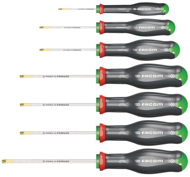 Jeu 7 tournevis prot2 Torx - Facom