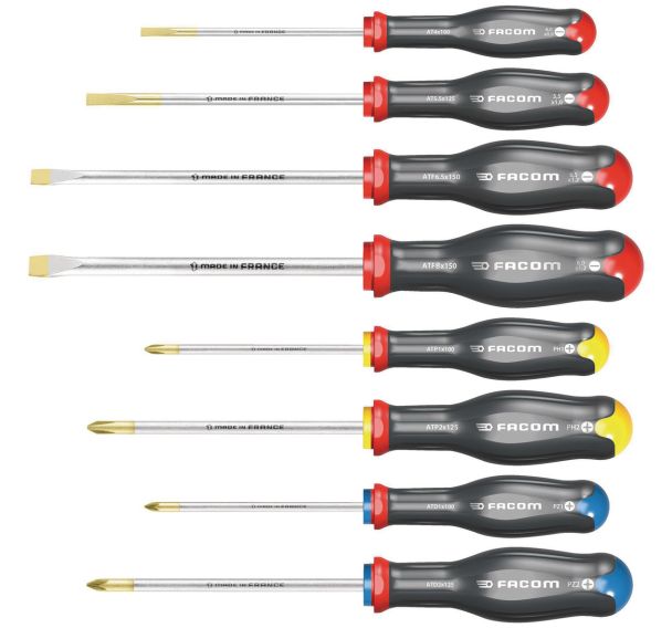 Jeu 8 tournevis Protwist® - Facom