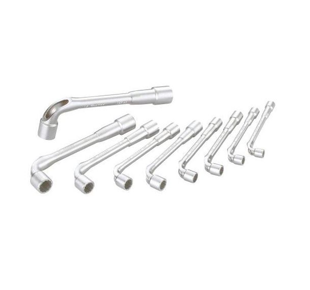 Jeu 9 clés à pipe debouchees 6/12 pans_93-J9