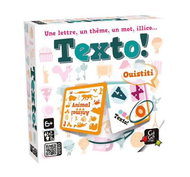 Jeu cartes Texto