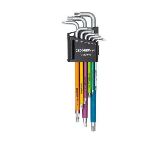 Jeu clés Allen TX longues avec code couleur 9pcs R36401009