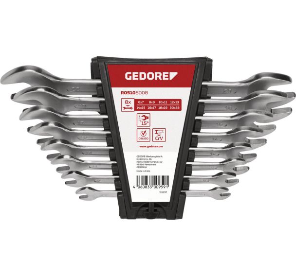 Jeu clés à fourche longues R0510 - GedoreRed