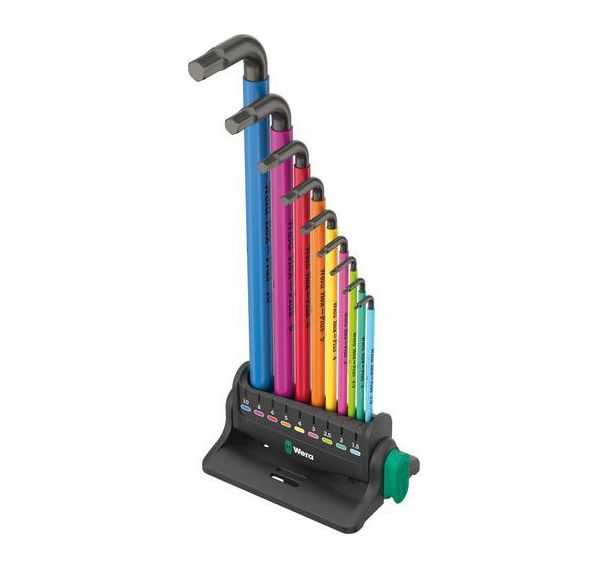 Jeu clés mâles coudées métriques BlackLaser 950/9 Hex-Plus