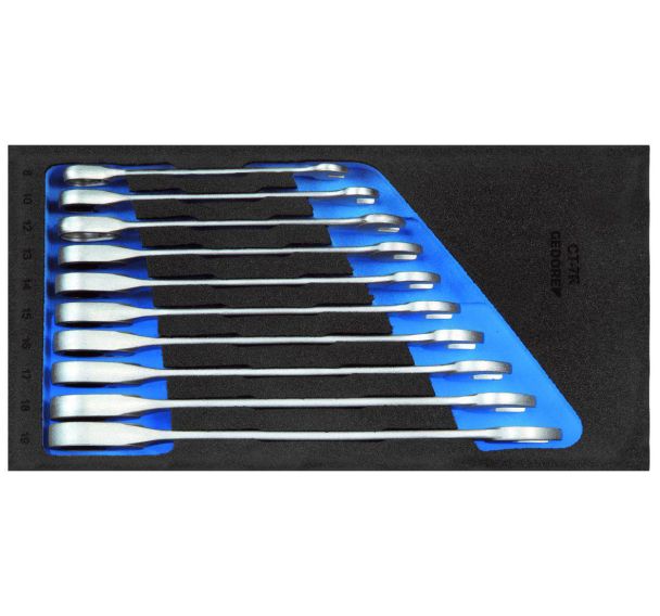 Jeu clés mixtes à cliquet en module 1/3 - 1500CT1-7R