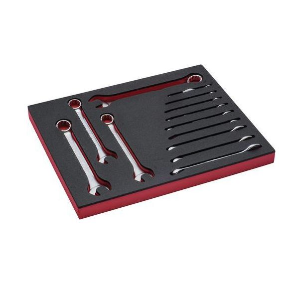 Jeu clés mixtes pouces module mousse 2/3 Fit&Go 13  pièces