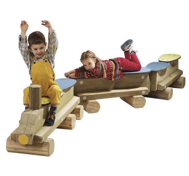 Jeu d'équilibre Mini-train