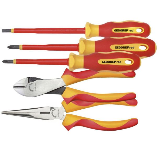 Jeu d'outils VDE 2x pinces PH SL 5 pcs