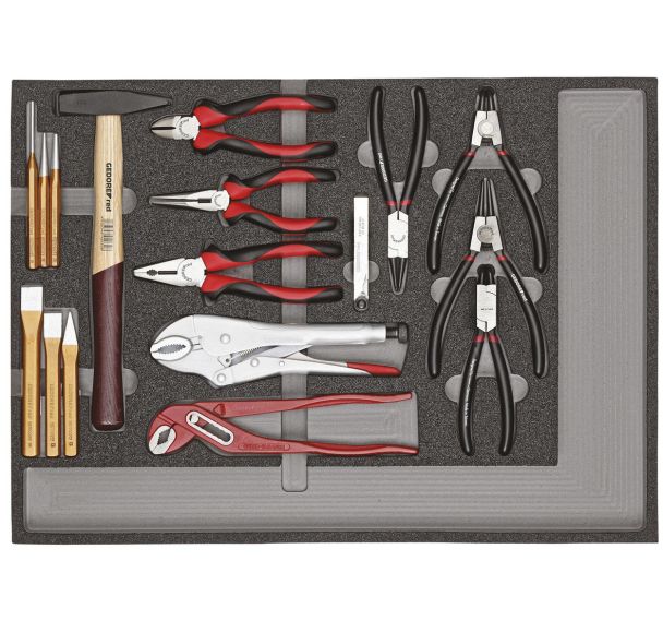 Jeu d'outils pince à frapper outil CT module 29 pcs.