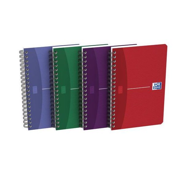 Jeu de 10 Carnet Oxford 110x170cm 180p 90g q5x5 assortis