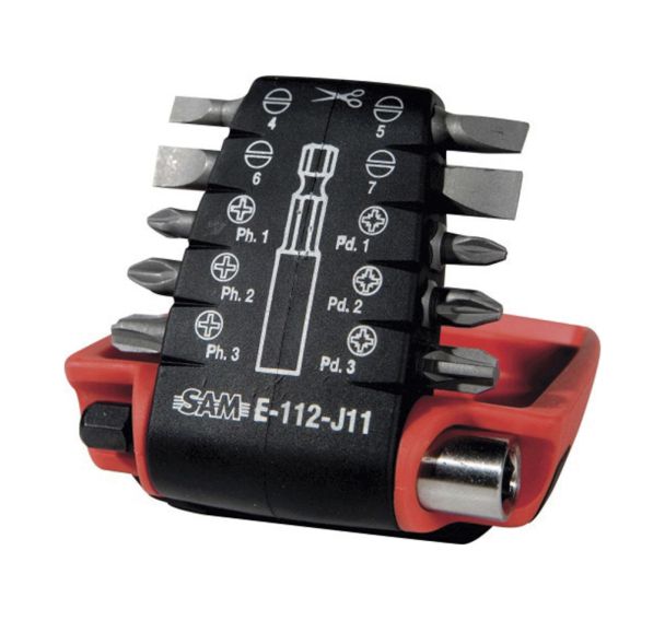 Jeu de 10 embouts de vissage + 1 porte-embout