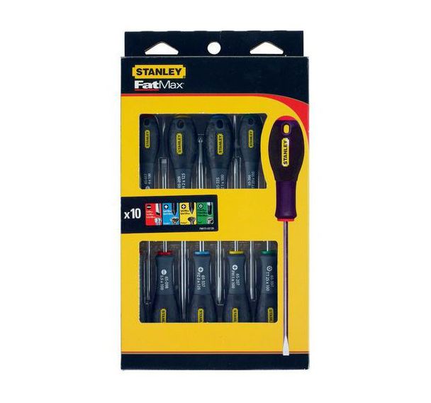 Jeu de 10 tournevis fatmax® phillips, pozi et torx