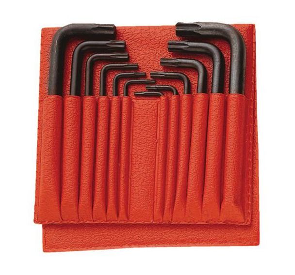 Jeu de 12 clés mâles Torx - Ref. : 89.JL12