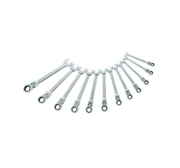 Jeu de 12 clés mixtes à cliquet articulee 8 à 19 mm_50-CTJ12Z