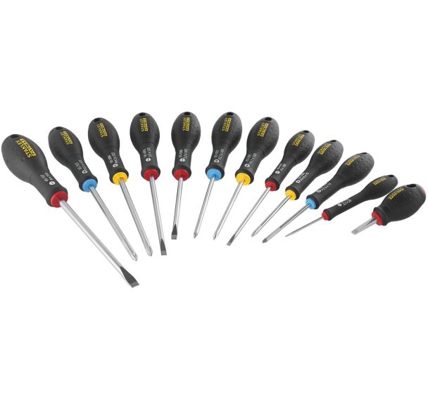Jeu de 12 tournevis Pozidriv pour électricien et mécanicien