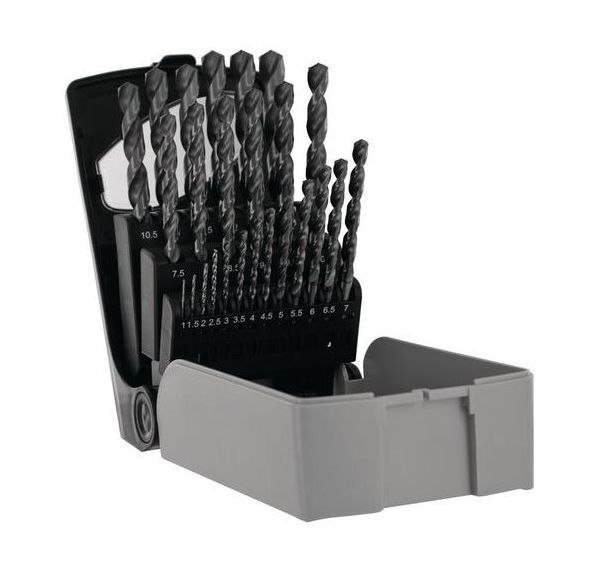 Jeu de 25 forets HSS BLADE 1 à 13 mm