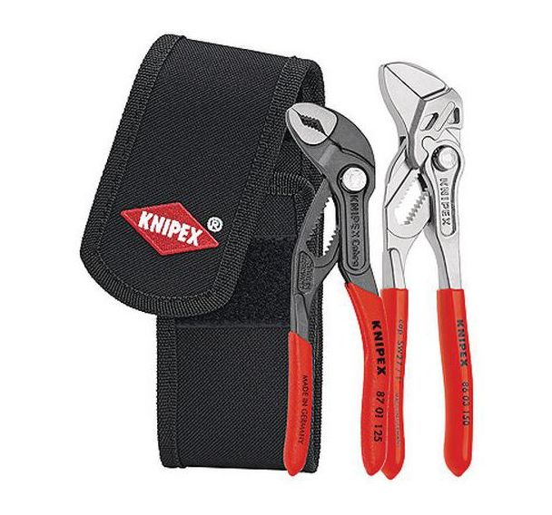 Jeu de 2 mini-pinces en trousse Knipex, Nb pièces: 2
