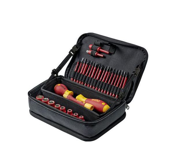 Jeu de 32 outils isolés slimVario electric en trousse