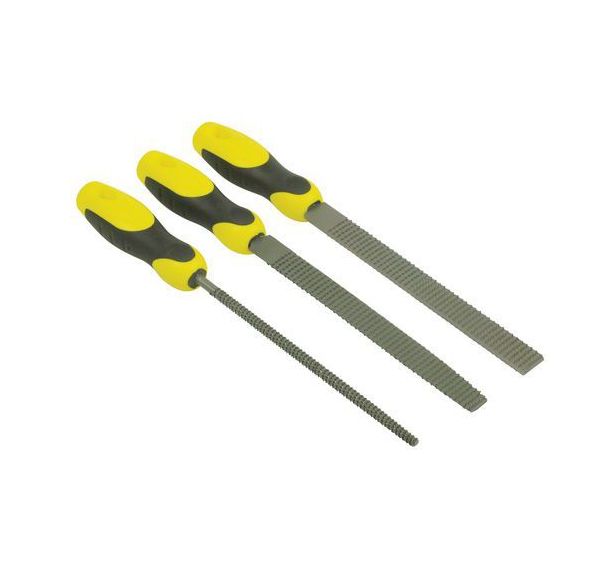 Jeu de 3 râpes grosse piqure - Stanley