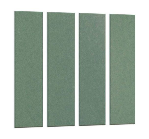 Jeu de 4 panneaux muraux acoustiques feutre PET -Smit Visual