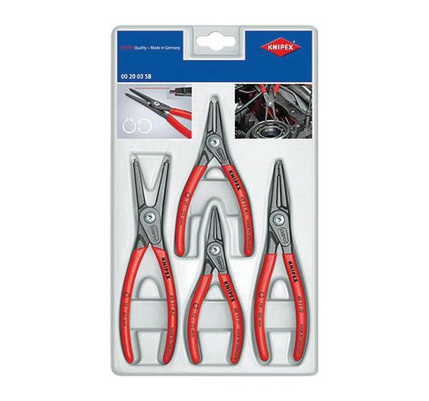 Jeu de 4 pinces de précision pour circlips Réf: 00 20 03 SB