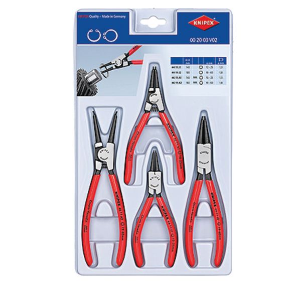 Jeu de 4 pinces pour circlips Réf: 00 20 03 V02