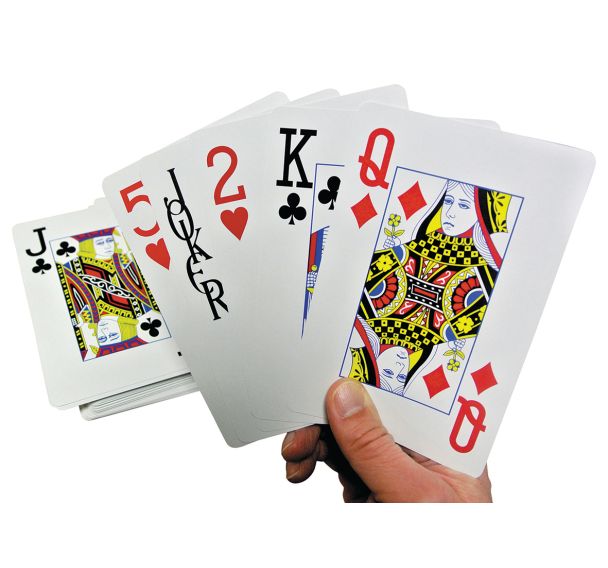 Jeu de 54 cartes géantes