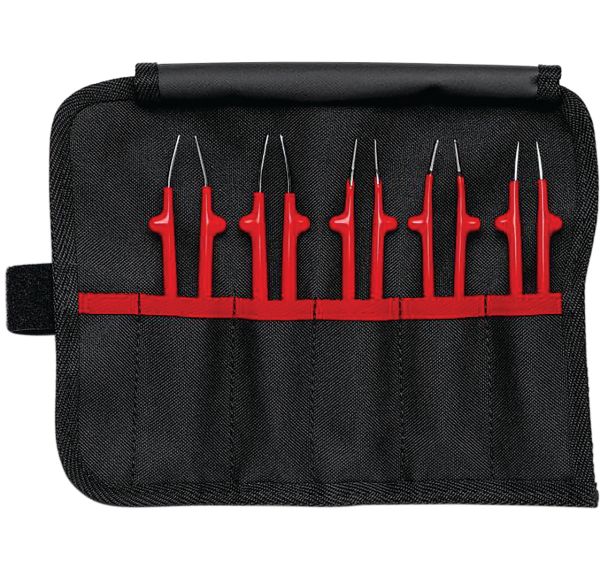 Jeu de 5 pinces brucelles isolées 1000V - Knipex
