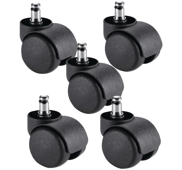 Jeu de 5 roulettes pour siège Budget