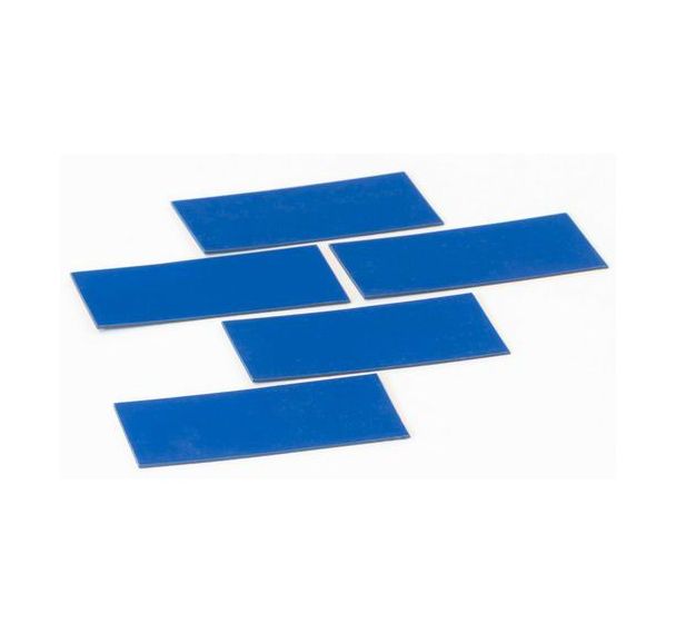 Jeu de 5 symboles de rectangle bleus - Smit Visual