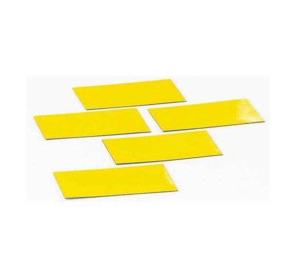 Jeu de 5 symboles de rectangle jaunes - Smit Visual