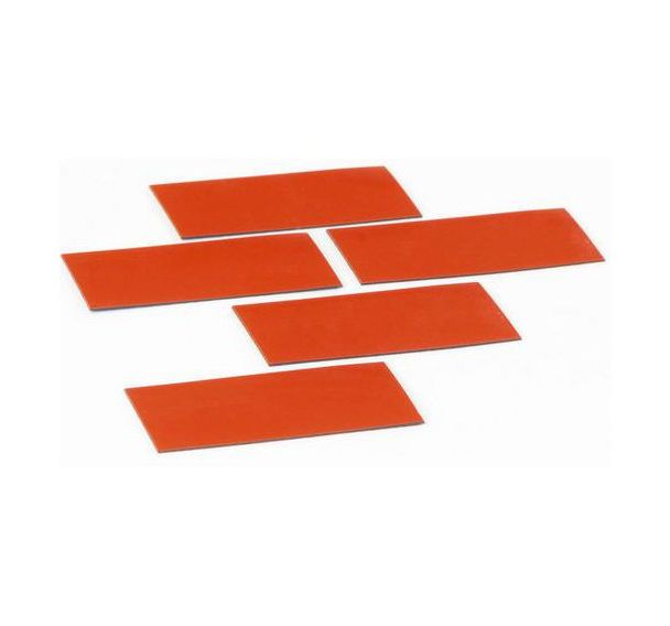 Jeu de 5 symboles de rectangle rouges - Smit Visual
