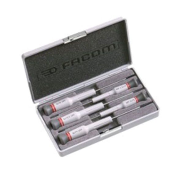 Jeu de 5 tournevis Micro-Tech® Fente