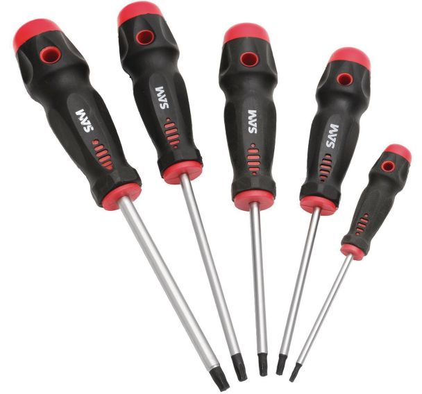 Jeu de 5 tournevis torx