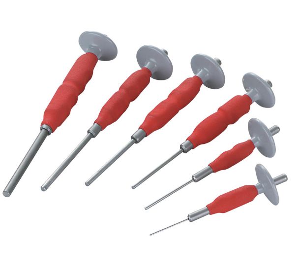Jeu de 6 chasse-goupilles poignée AIR-GRIP - Ref. : 7G-J6