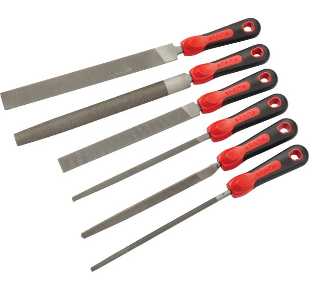 Jeu de 6 limes emmanchees Réf: LPJ-6