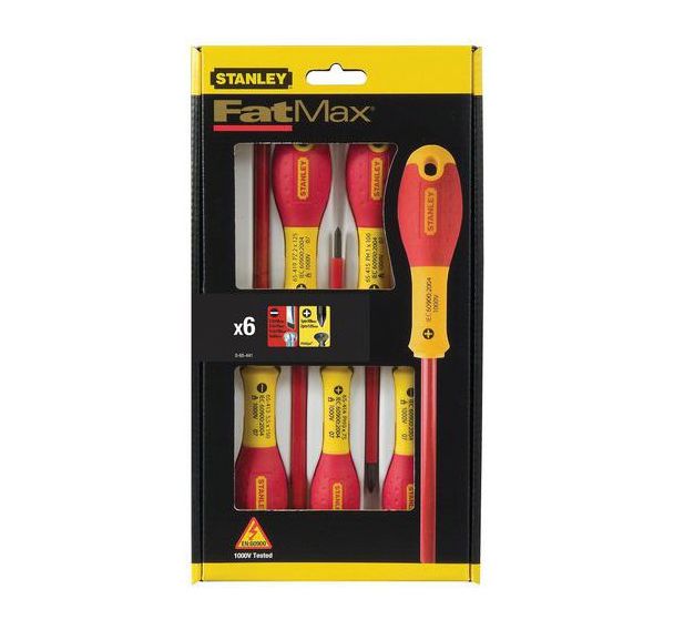 Jeu de 6 pièces tournevis isolés et testeur fatmax®