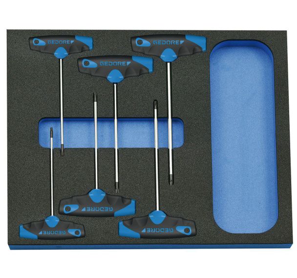 Jeu de 6 tournevis dans le module CT